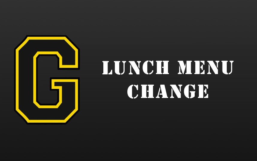 Lunch Menu Change 11/19 & 11/21
