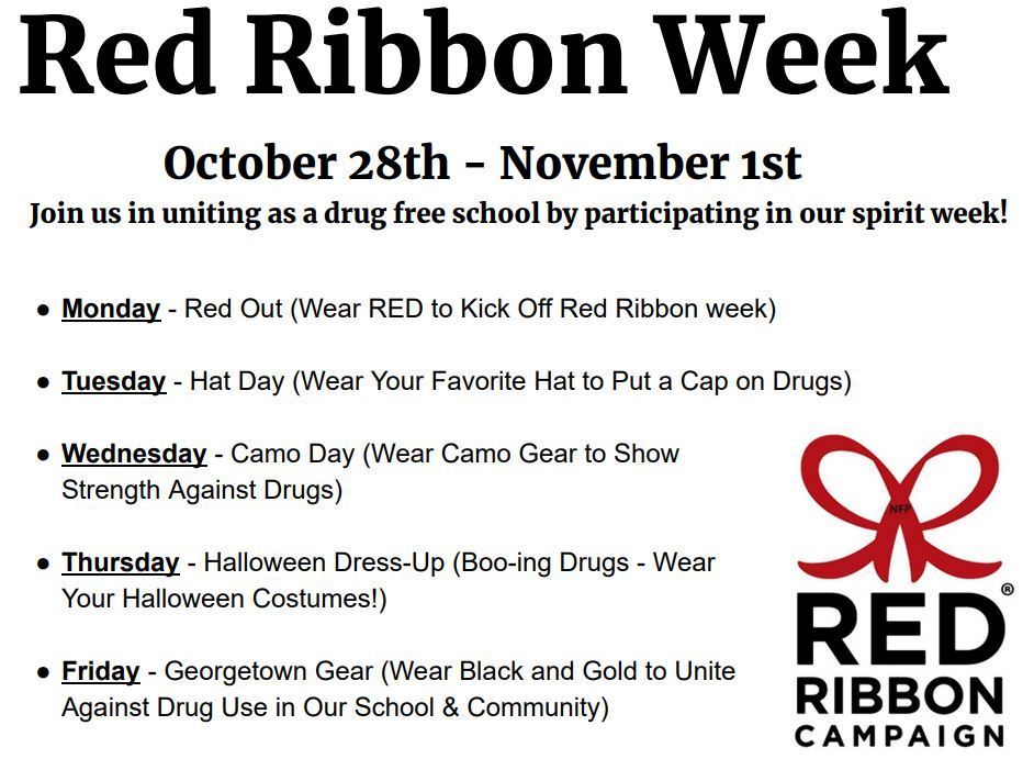 Jr./Sr. High School Red Ribbon Week | Georgetown Exempted Village ...