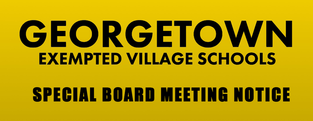 Special Board Meeting Notice