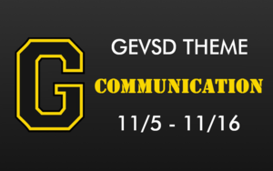 Theme for November 5th - November 16th - COMMUNICATION