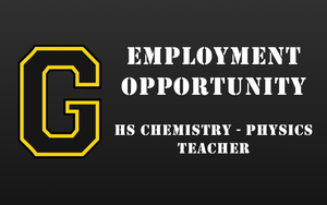 Employment Opportunity - HS Chemistry - Physics Teacher