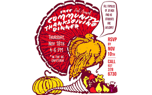 FREE 2ND ANNUAL COMMUNITY THANKSGIVING DINNER