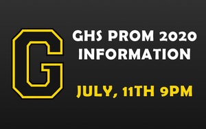 GHS Prom 2020 Information