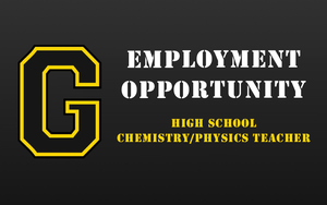 Employment Opportunity - HS Chemistry/Physics Teacher
