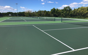 Tennis Court Rededication Ceremony