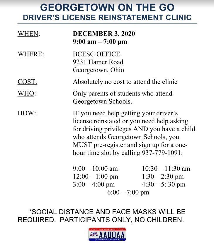 License Reinstatement Clinic