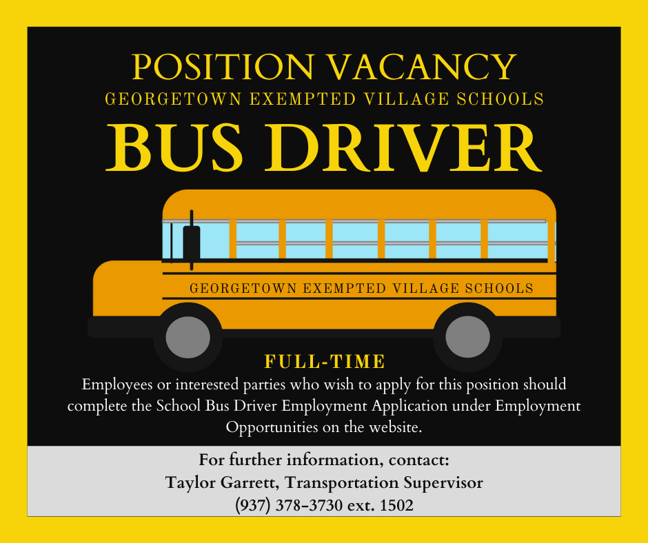 Bus Driver Vacancy