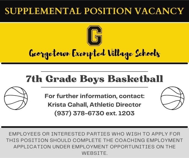 Join the G-Men in 2023-2024! Apply now: https://www.gtown.k12.oh.us/o/gevsd/page/employment-applications #IgniteInspireInstill