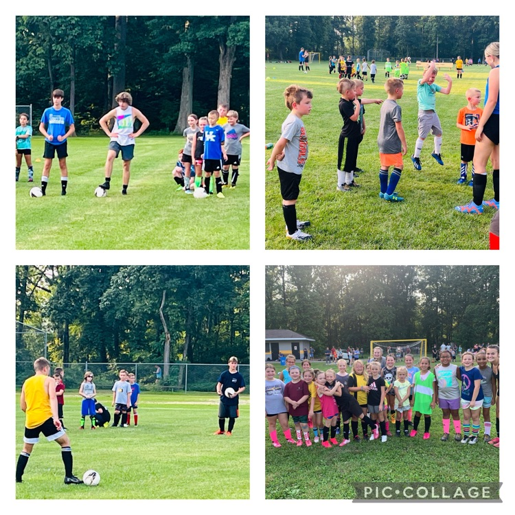 The Varsity G-Men & Lady G-Men hosted the first day of their youth camp with the SAY soccer organization and it was massive with over 200 participants! ⚽️#IgniteInspireInstill 