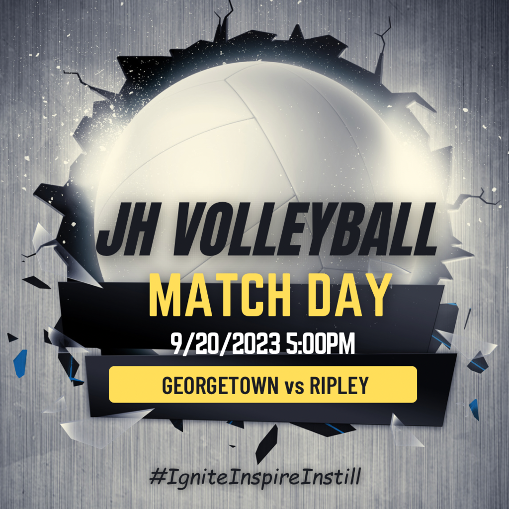 The JH volleyball teams both fell short last night against Felicity. Come support the Lady G-men tonight at home against Ripley. 🏐🖤💛 #IgniteInspireInstill Reported by Mason Watson